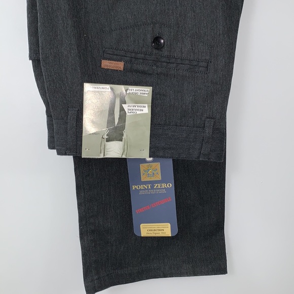 Brand new with tags Point Zero Charcoal Jeans 38 Waist 34 Inseam. - Picture 4 of 15